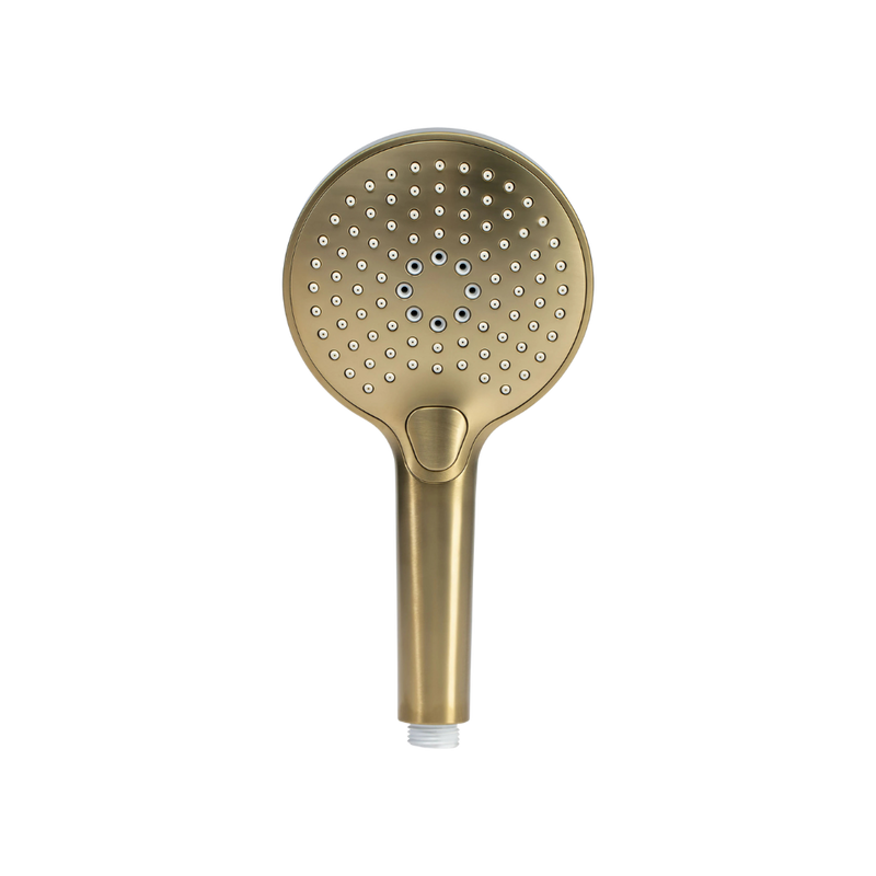 Handdouche 3 standen - rond - Brushed Champagne PVD