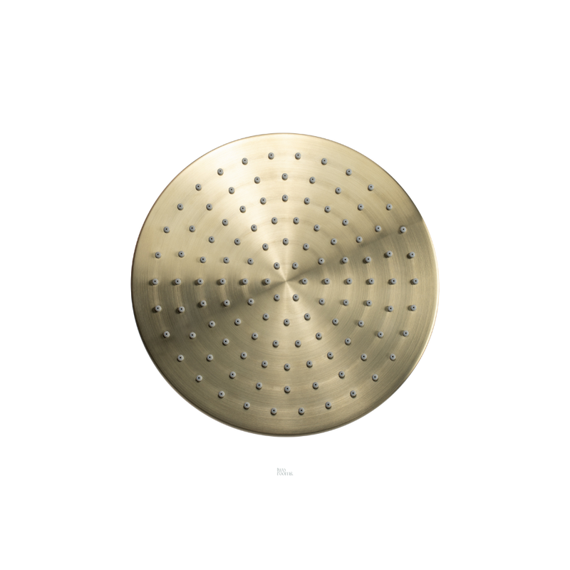 Douchekop 25cm - Brushed champagne gold PVD