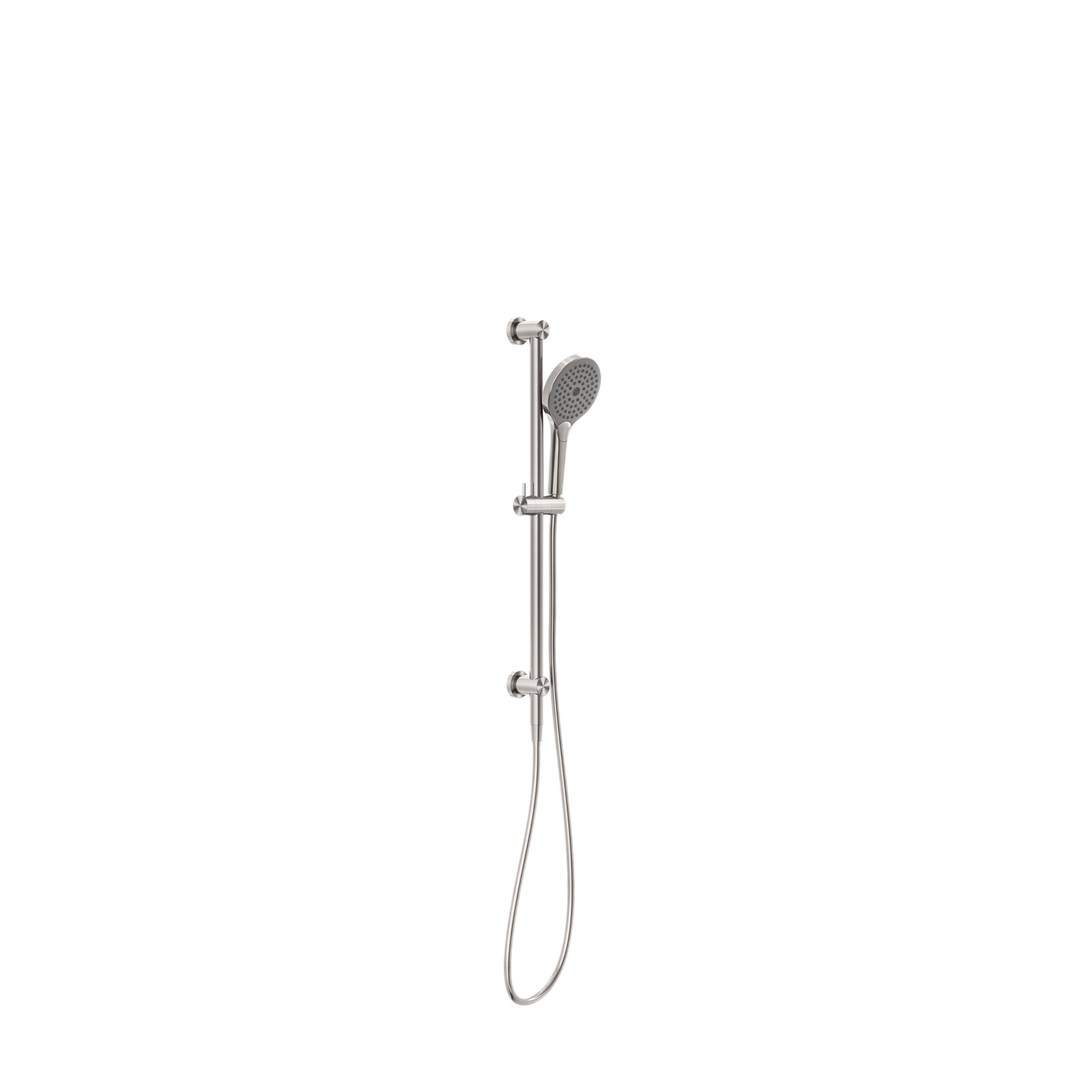 Glijstang set AIR SHOWER II Brushed Nickel PVD