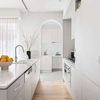 Keukenkraan met uittrekbare slang - Brushed Nickel PVD - Signature edition