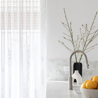 Keukenkraan met uittrekbare slang - Brushed Nickel PVD - Signature edition