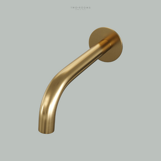 Brauer Inbouw badthermostaat set met uitloop - Gold edition