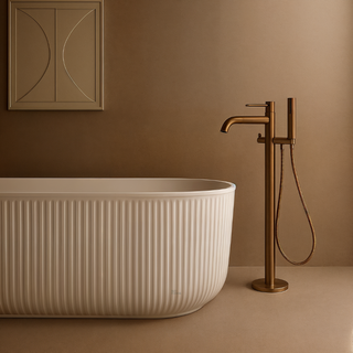 Vrijstaand Bad Ribbel - 170×78×60 cm - Mat Wit