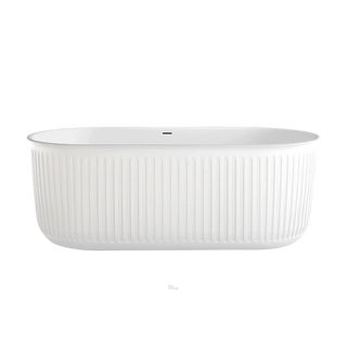 Vrijstaand Bad Ribbel - 170×78×60 cm - Mat Wit
