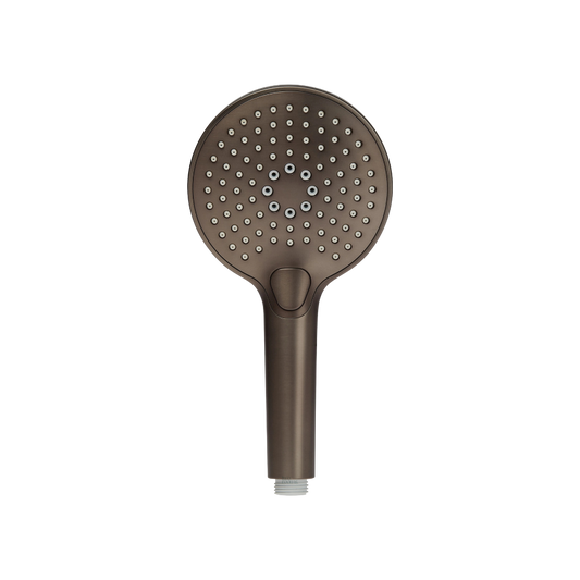 Handdouche 3 standen - rond - Brushed gunmetal PVD