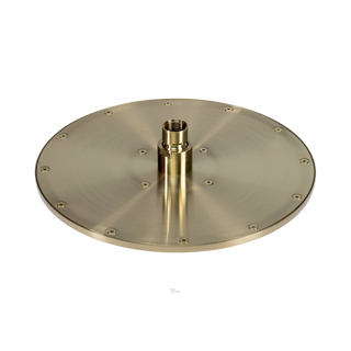 Douchekop 25cm - Brushed champagne gold PVD