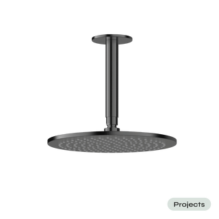 Regendoucheset thermostaat inbouw Spa - Brushed Gunmetal Grey PVD