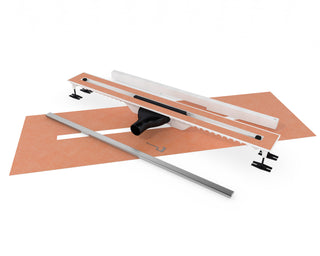 Invisible betegelbare douchegoot