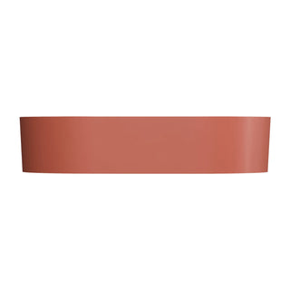 Waskom 55 x 36 cm - composiet ovaal -  mat terracotta