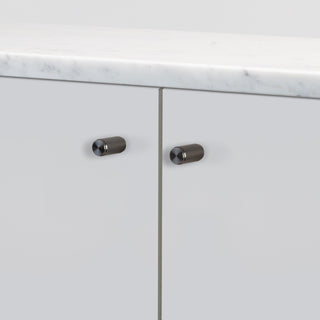 Furniture knob LINEAR - Gunmetal