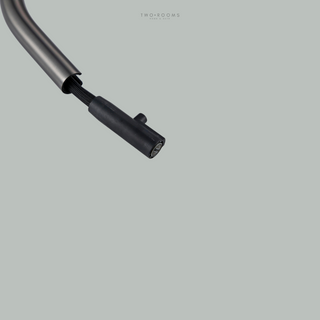 Keukenkraan curve flexibele uittrek slang - Gunmetal PVD