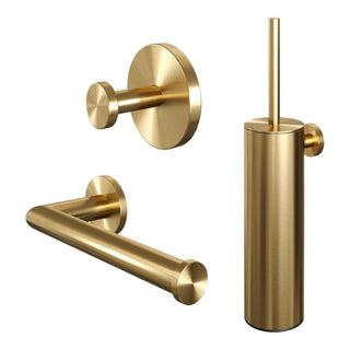Brauer Toilet accessoires set 3-in-1 - Gold edition